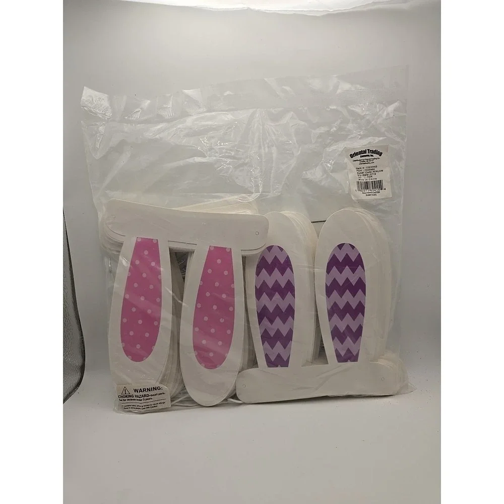 Bulk Paper Easter Bunny Ears 144 Pieces